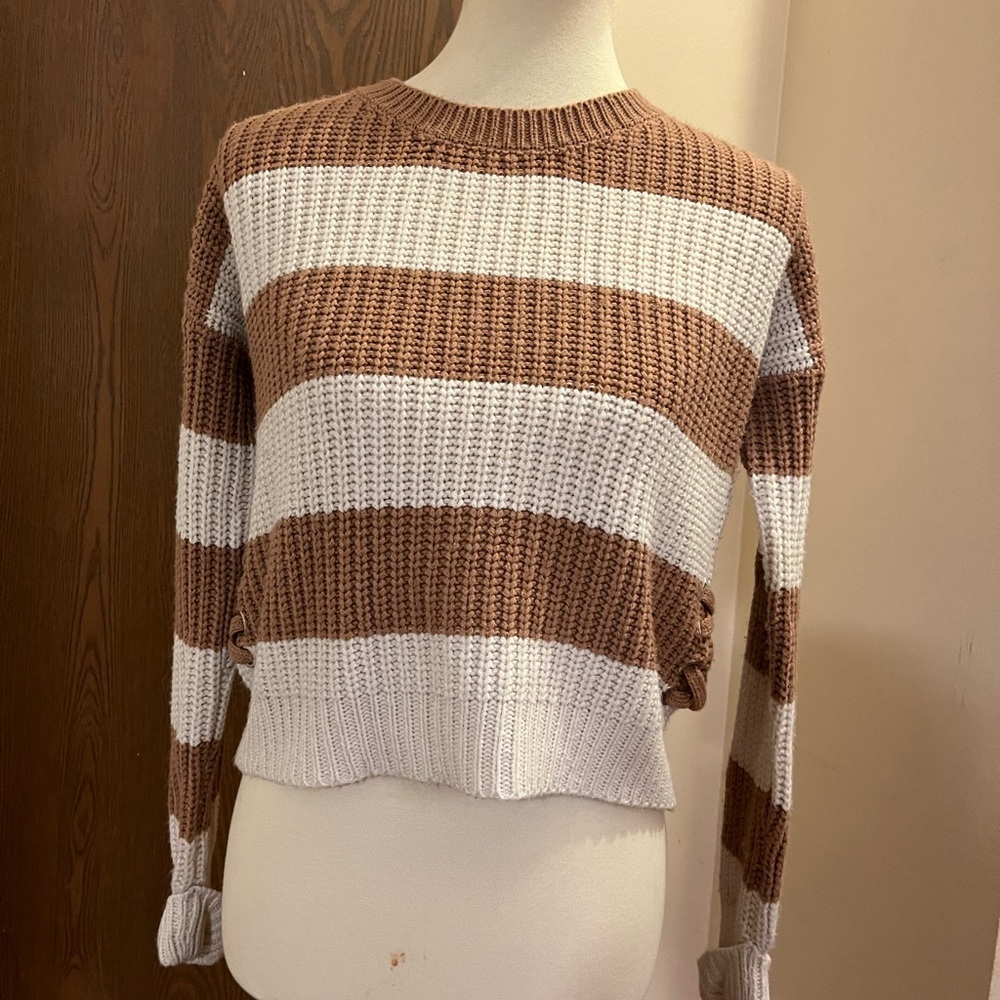Pink republic crop top sweater XS